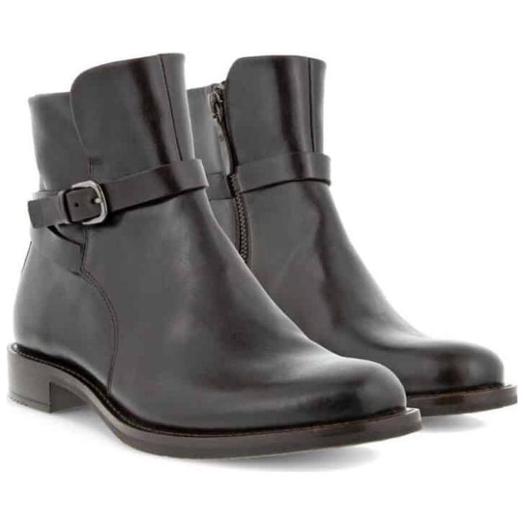 (W) ECCO Ankle Boot 'Brown Buckle Chunky Heel' 圖 5