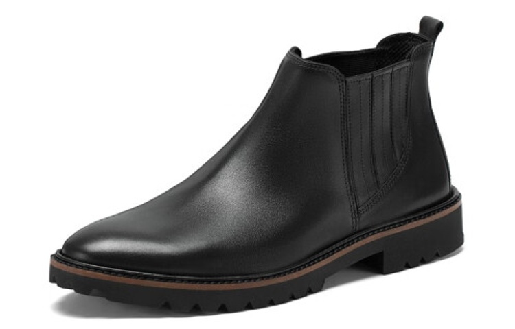 (W) ECCO Ankle Chelsea Boot 'Sleek Black Leather' 圖 2