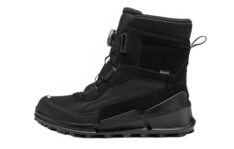 (Women) ECCO Biom K2 Series 'Black Outdoor Snow Boots' 71125351094