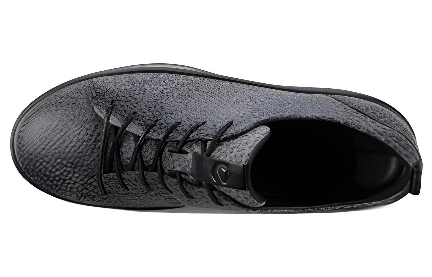 (W) ECCO Casual Breathable Sneakers 'Black' 圖 3