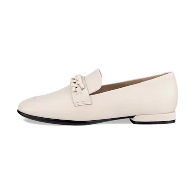 (W) ECCO Casual Leather Sneaker 'Lime'