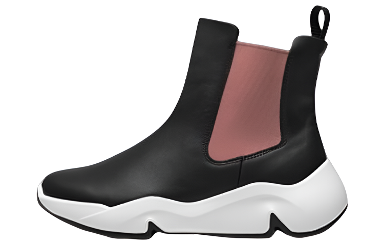 (Women) ECCO Chelsea Series 'Pink Patchwork Platform' 20316352411