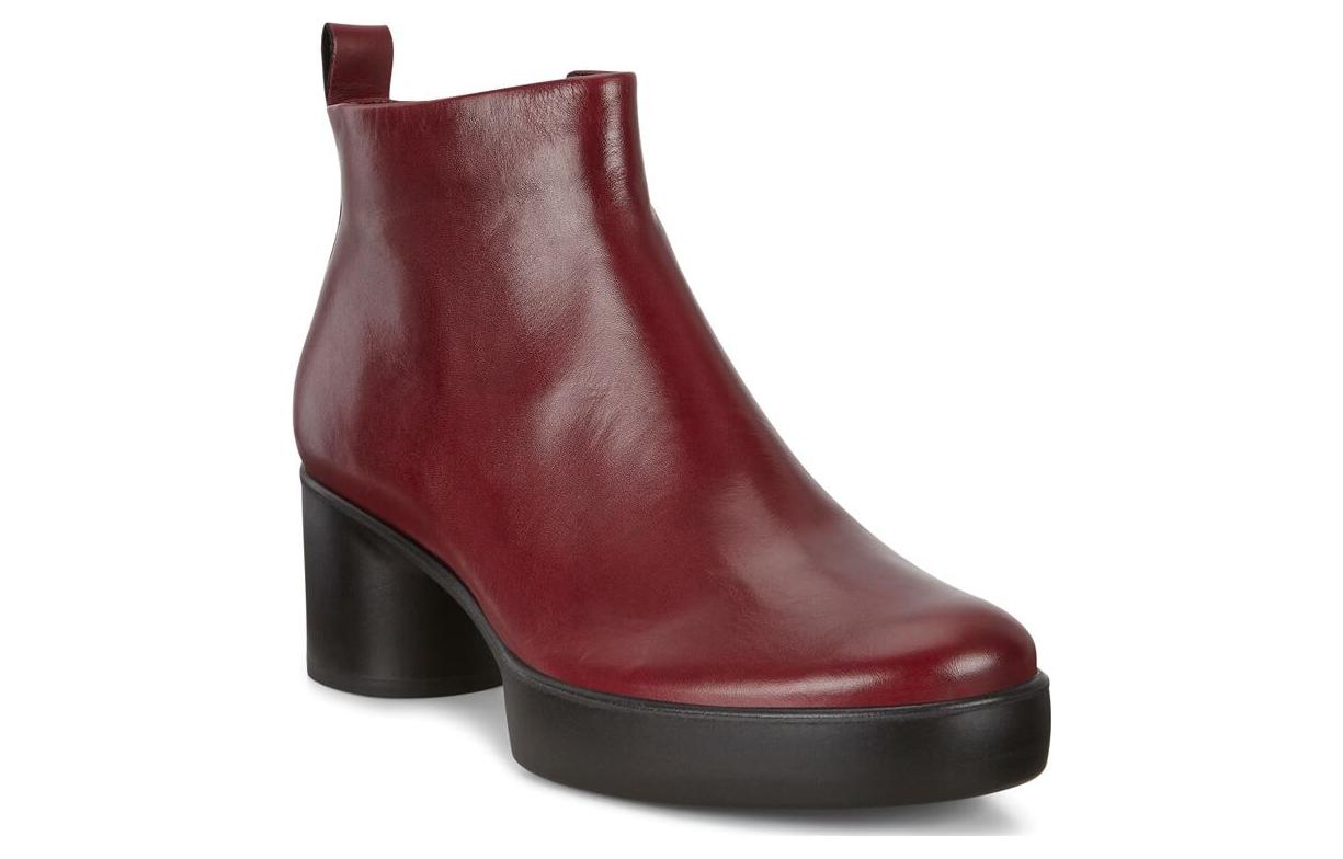 (W) ECCO Chunky Heel Ankle Boot 'Fashion CMFT Red' 圖 3