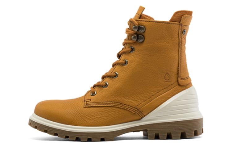 (Women) ECCO Chunky Sole Motorbike Boot 'British Amber' 46035302112