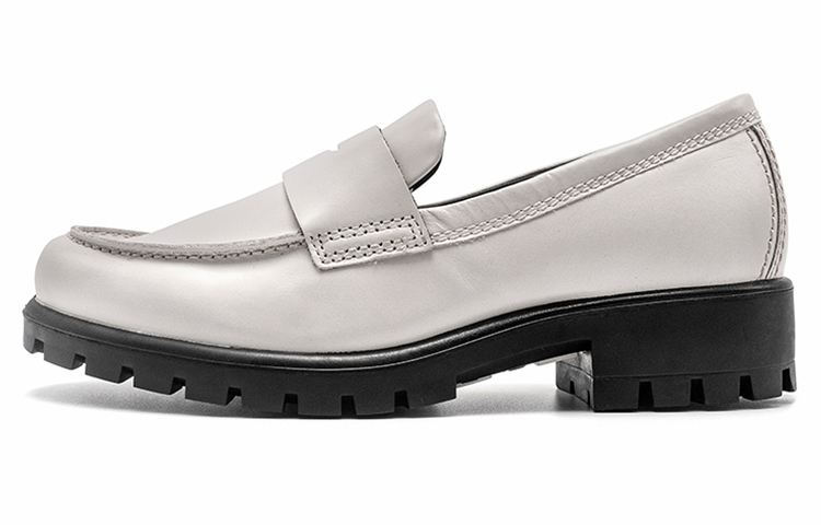 (W) ECCO Embossed Slip-On 'Limestone'