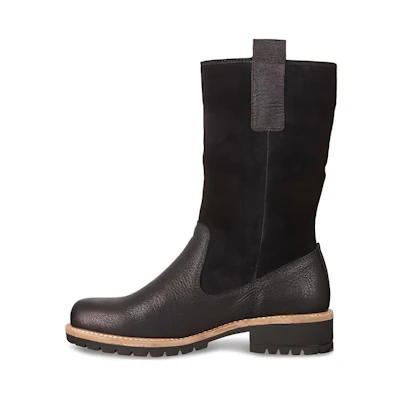 (W) ECCO Fashion Casual High-Top Boots 'Black'