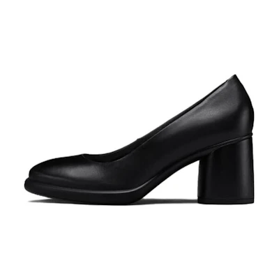 (W) ECCO Fashion CMFT Chunky Heel 'Black'