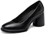 (W) ECCO Kasut Tumit Tinggi Chunky 'Hitam' Fashion Comfort 22260301001