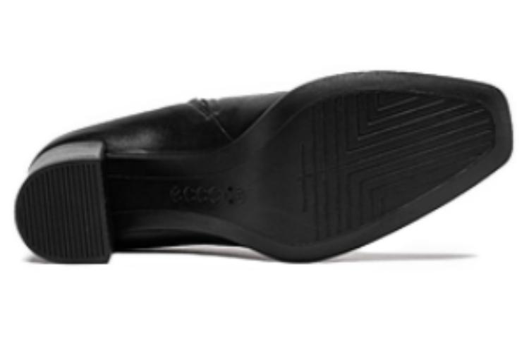 Shop (W) ECCO Zapato de Tacón Cuadrado Cómodo de Moda 'Negro' 28266301001