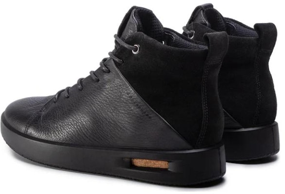 (Women) ECCO Fashion Flat Lace-Up Casual High-Top 'Black' 27119351052 Lookbook (Women) ECCO Fashion Flat Lace-Up Casual High-Top 'Black' 27119351052