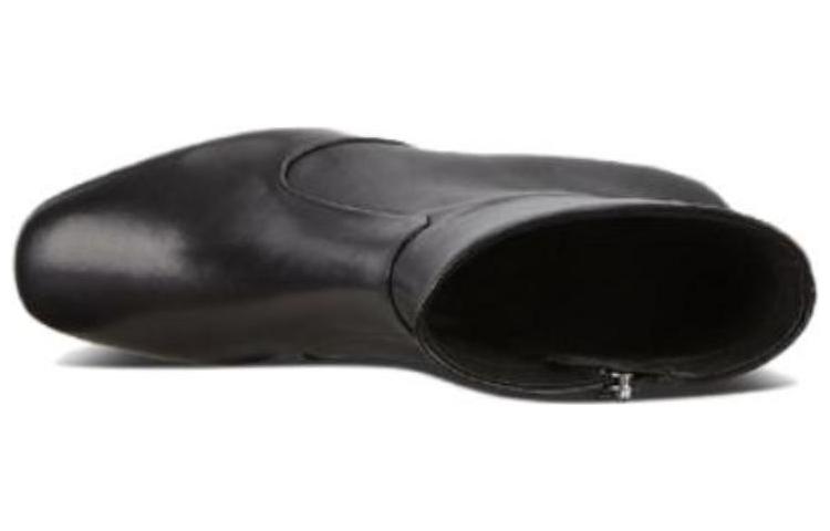 (W) ECCO Fashion Thick Heel Ankle Boot 'Black Leather' 圖 3
