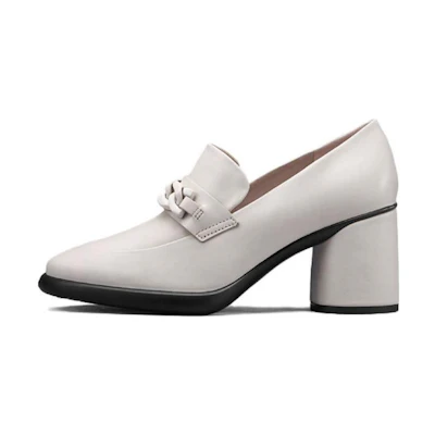 (W) ECCO Fashion Versatile Chunky High Heel 'Lime'
