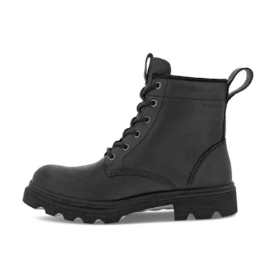 (W) ECCO Grainer 'Black Leather Waterproof'