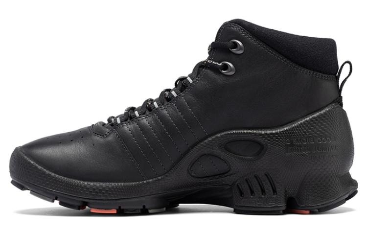 Buy (W) Sneakers ECCO Tinggi 'Hitam Selesa Hujung Bulat' 80027350659