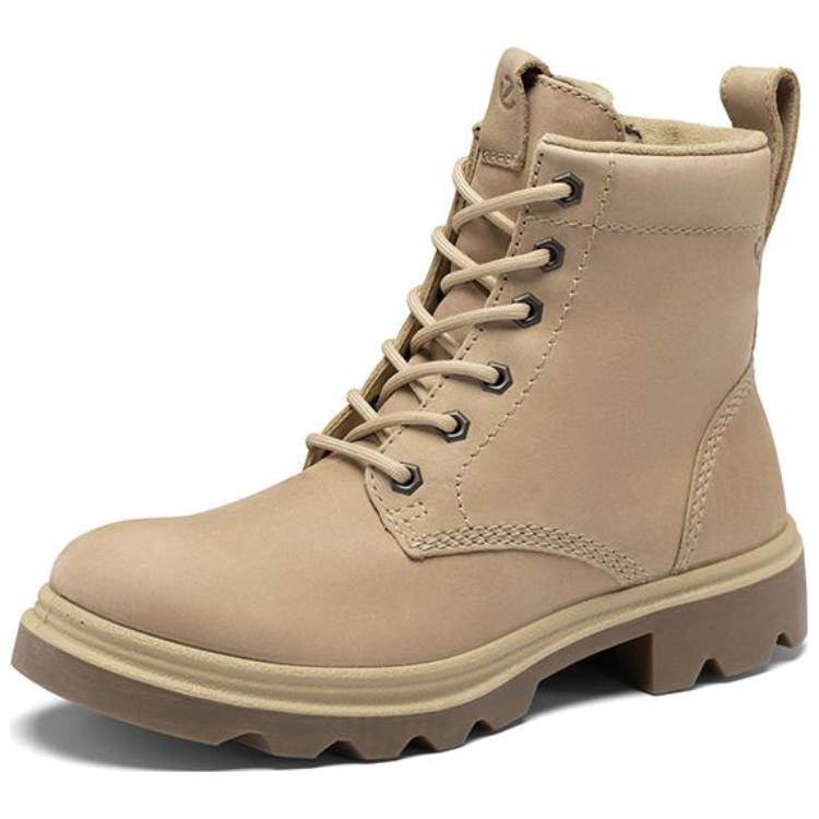 Order (W) "ECCO Innovation Series Botín Corto de Cuero 'Nude British Plataforma 6 Agujeros'" 21472302631