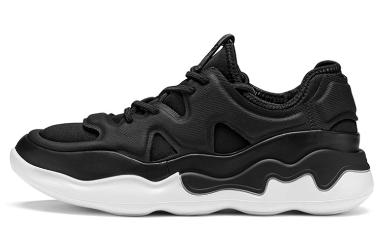 (W) ECCO Leap 'Black Leather Fabric'