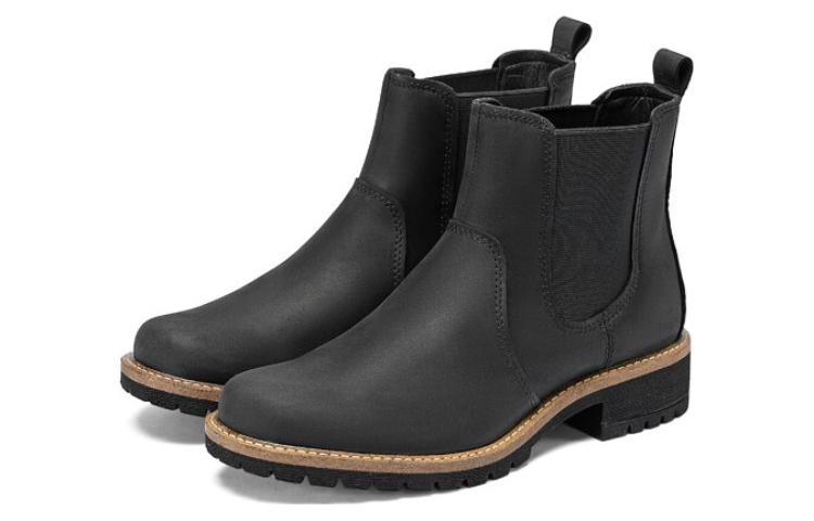 (W) ECCO Leather 'Black Chelsea Boot' 圖 3