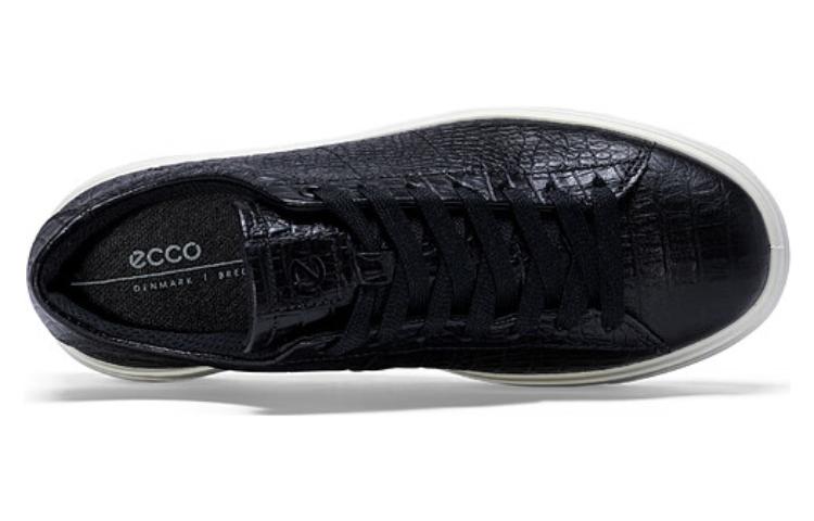 (W) ECCO Leather 'CMFT Casual Low-Top Black' 圖 4