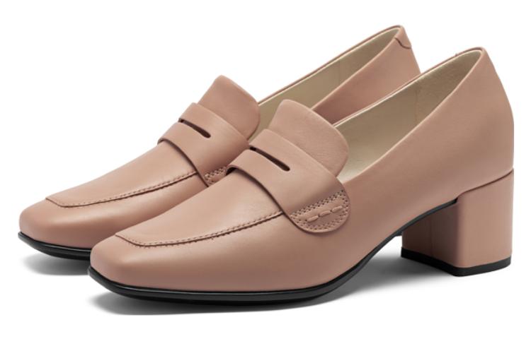 (W) ECCO Leather 'Toscana Pink Chunky Heel' 圖 2