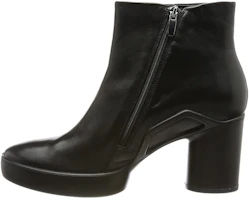 (Women) ECCO Leather Ankle Boot 'Pure Black Fashion Comfort' 20771301001 (Women) ECCO Leather Ankle Boot 'Pure Black Fashion Comfort' 20771301001