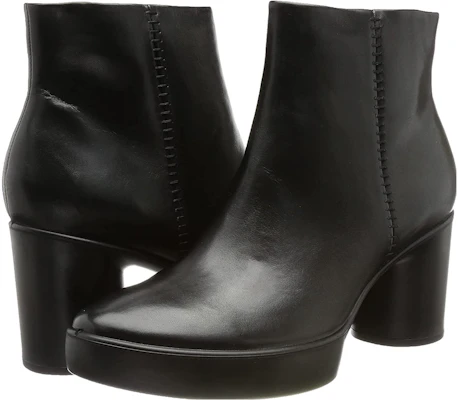 (Women) ECCO Leather Ankle Boot 'Pure Black Fashion Comfort' 20771301001 Order (Women) ECCO Leather Ankle Boot 'Pure Black Fashion Comfort' 20771301001