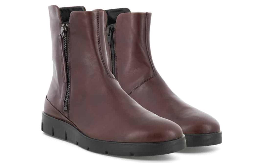 (W) ECCO Leather Ankle Boot 'Simple CMFT Brown' 圖 4