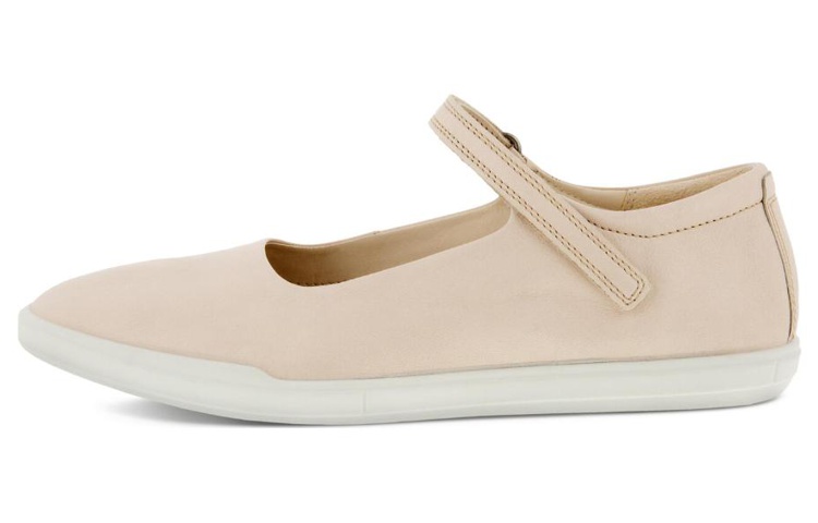 (Women) ECCO Leather Buckle 'Limestone' 20867301378