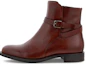 Buy (Women) ECCO Leather Buckle Fashion Chunky Heel Ankle Boot 'Deep Brown' 24933301053