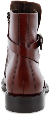 (Women) ECCO Leather Buckle Fashion Chunky Heel Ankle Boot 'Deep Brown' 24933301053 Purchase (Women) ECCO Leather Buckle Fashion Chunky Heel Ankle Boot 'Deep Brown' 24933301053