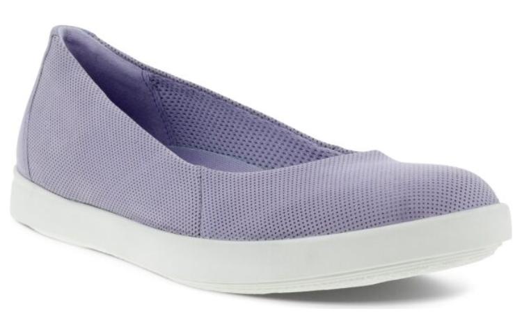 (W) ECCO Leather Casual Flats 'Simple Commute Purple' 圖 2