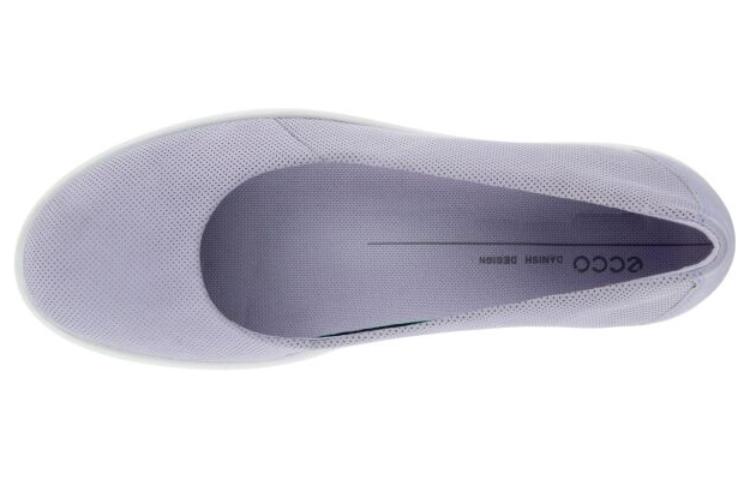 (W) ECCO Leather Casual Flats 'Simple Commute Purple' 圖 3