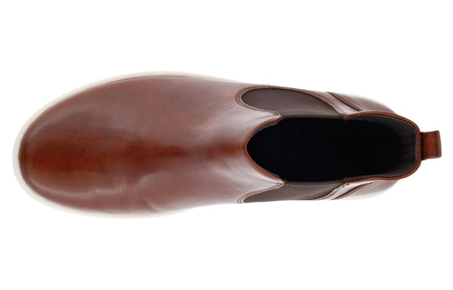 (W) ECCO Leather Chelsea Boot 'Brandy Brown' 圖 4