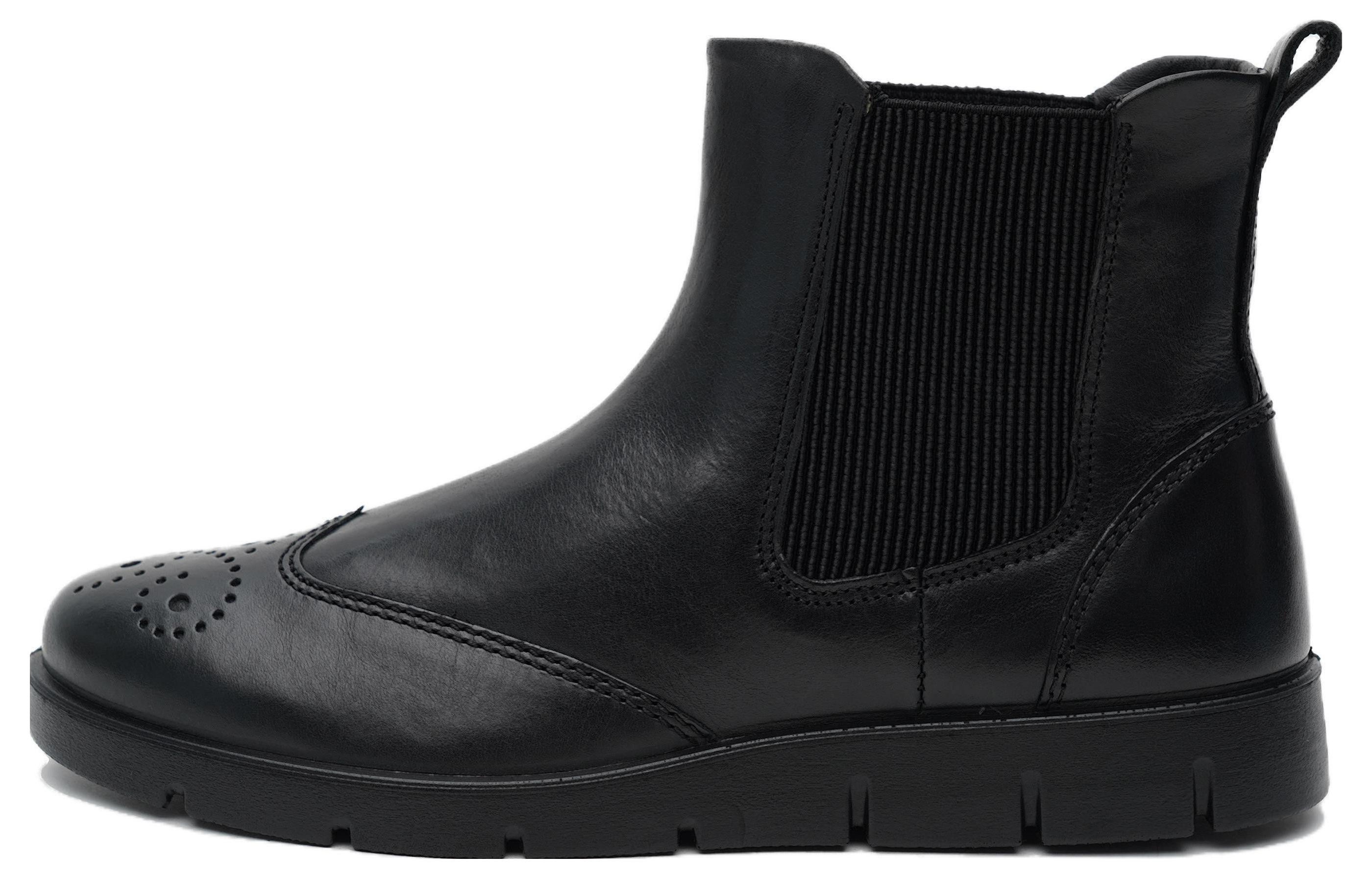 (Women) ECCO Leather Chelsea Boot 'Simple Comfort Black' 28235301001