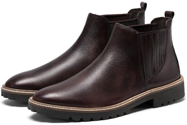 (W) Botas Chelsea de Cuero ECCO 'Punta Redonda Marrón Chocolate Estilo Británico' 27142301474 Lookbook (W) Botas Chelsea de Cuero ECCO 'Punta Redonda Marrón Chocolate Estilo Británico' 27142301474