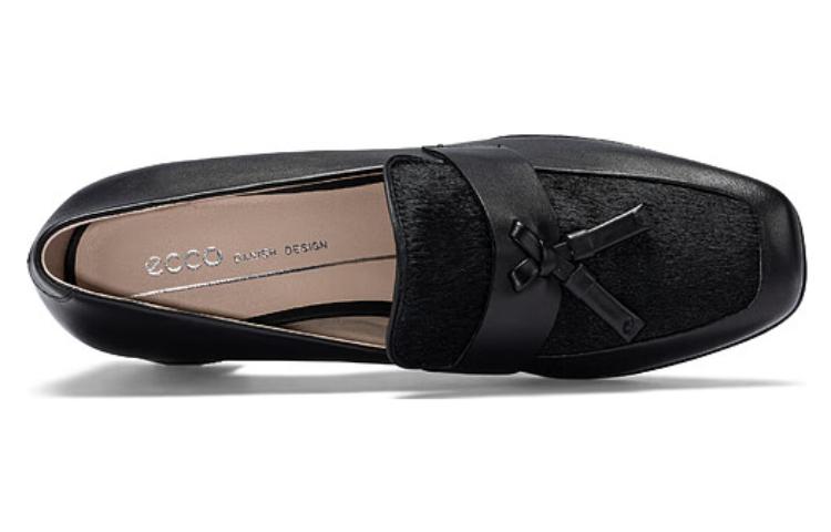 (W) ECCO Leather Chunky Heel CMFT 'Black 7cm' 圖 4