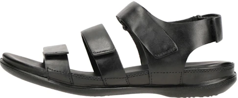 (Women) ECCO Leather Comfort Casual Sandal 'Black Beach' 24394302001 (Women) ECCO Leather Comfort Casual Sandal 'Black Beach' 24394302001