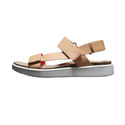 (W) ECCO Leather CMFT Sandal 'Nude'