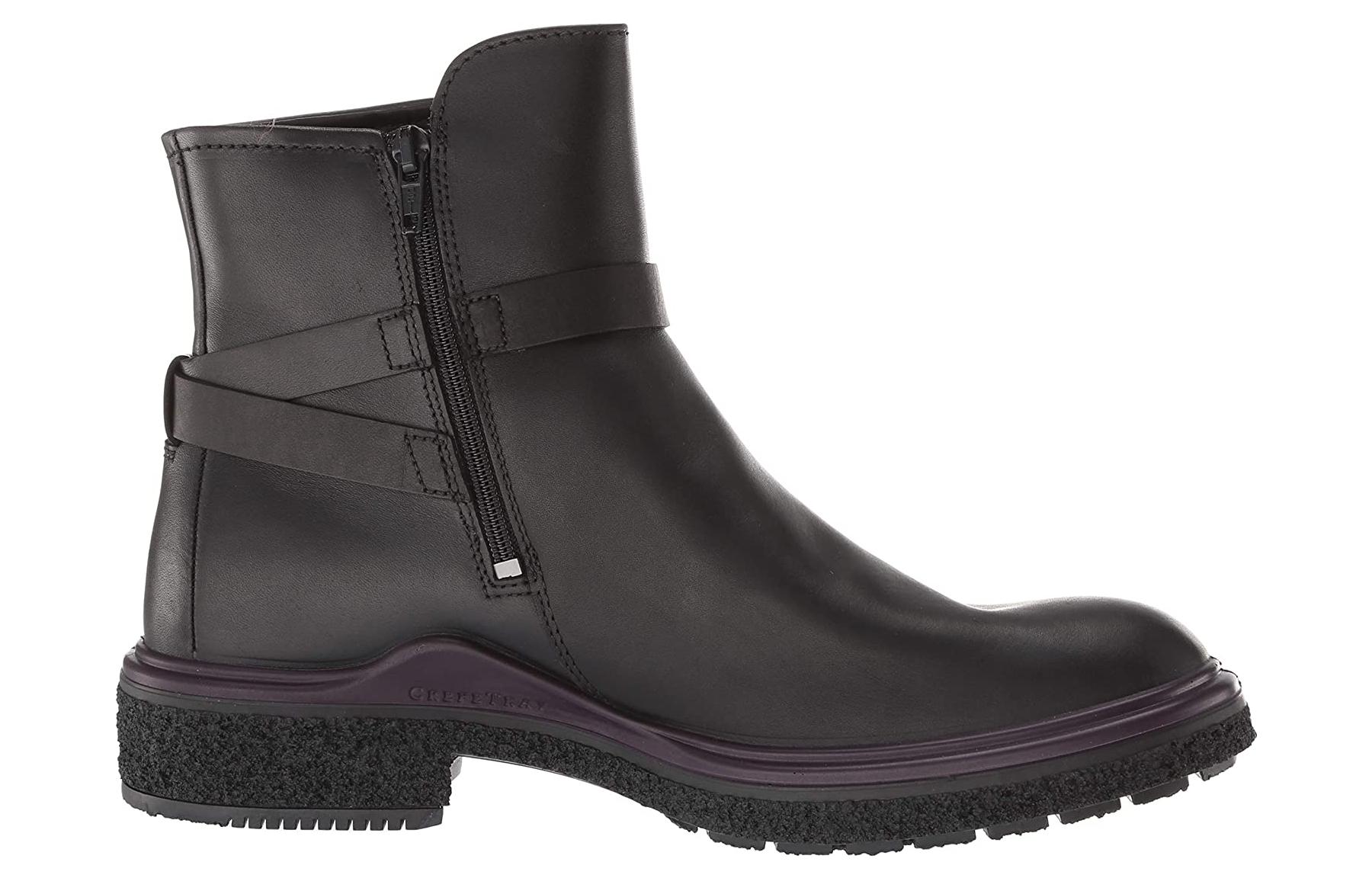 (W) ECCO Leather CMFT Versatile Bootie 'Black' 圖 2