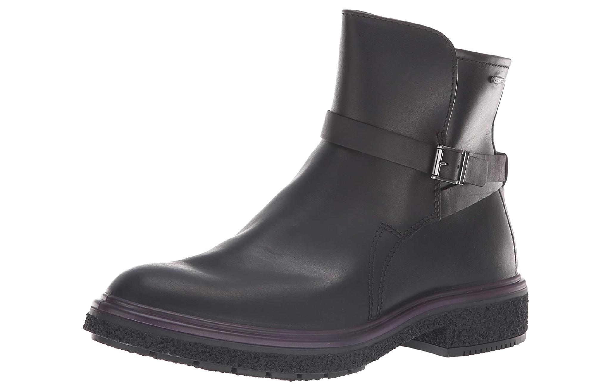 (W) ECCO Leather CMFT Versatile Bootie 'Black' 圖 3