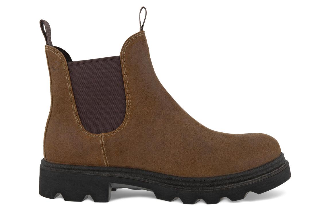 (W) ECCO Leather Elastic-Sided Chelsea Boot 'Cocoa Brown' 圖 2