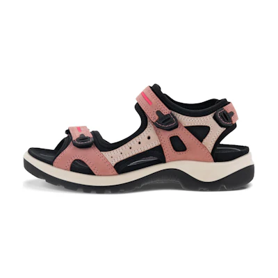 (W) ECCO Leather Fashion Sandal 'Rose Pink'