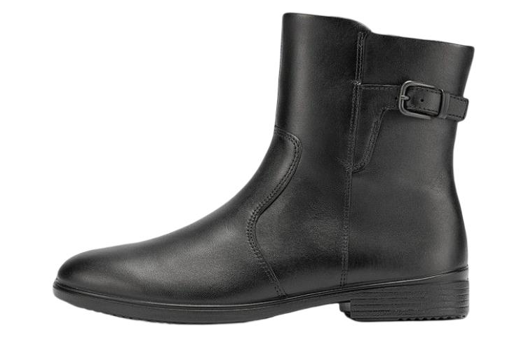 (Women) ECCO Leather Fashion Versatile Chelsea Boot 'Black' 26191301001