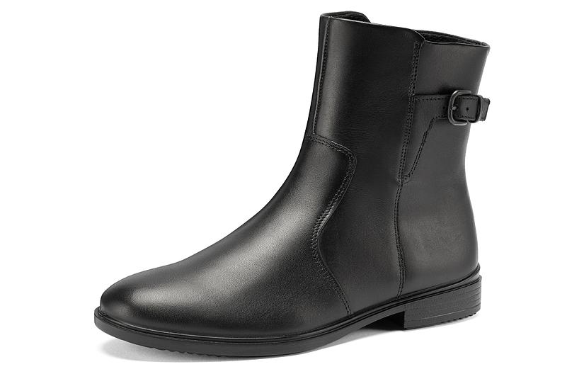 Order (W) ECCO Kulit But Chelsea Fesyen Serbaguna 'Hitam' 26191301001