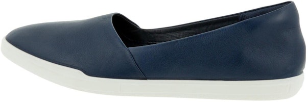 (Women) ECCO Leather Flat 'Deep Navy' 20860301038 (Women) ECCO Leather Flat 'Deep Navy' 20860301038