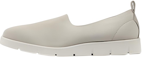 (Women) ECCO Leather Flat Casual Sneakers 'Grey Pink' 28207351812 (Women) ECCO Leather Flat Casual Sneakers 'Grey Pink' 28207351812