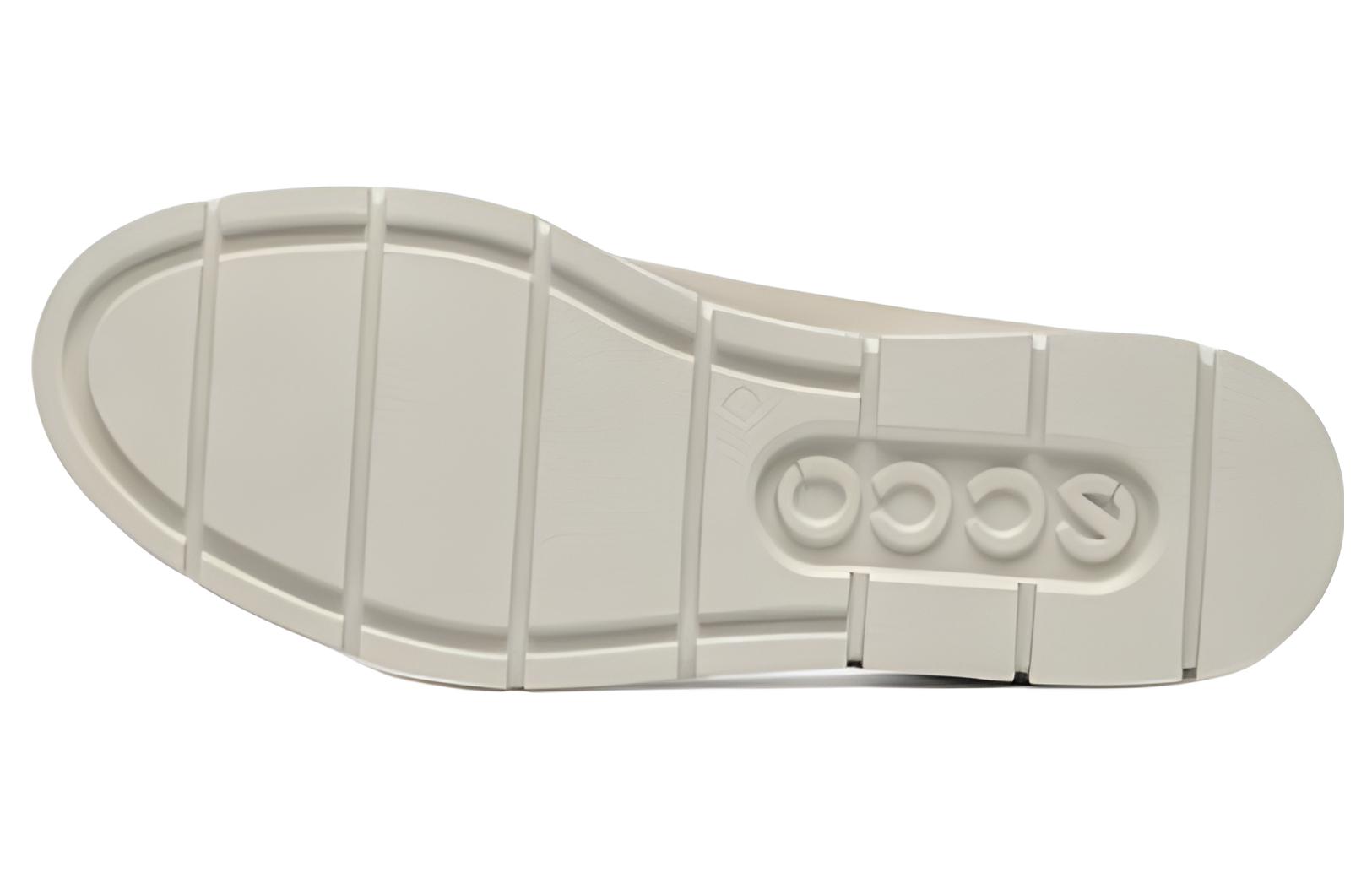 Lookbook (Women) ECCO Leather Flat Casual Sneakers 'Grey Pink' 28207351812