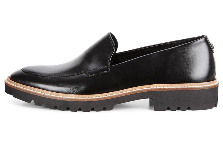 (Women) ECCO Leather Flats 'Fashion All-Match Black' 26581301001