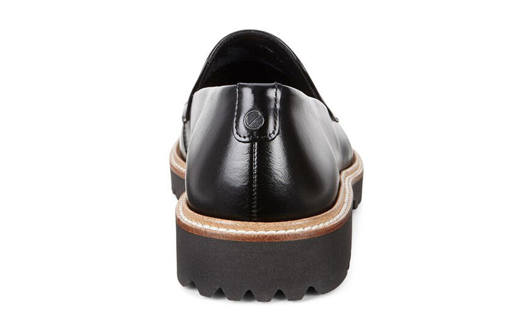 (W) ECCO Leather Flats 'Fashion All-Match Black' 圖 4