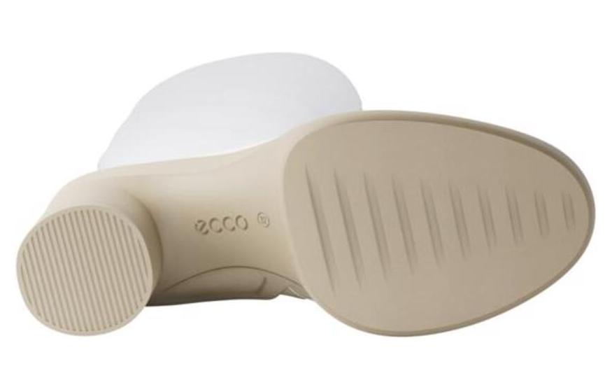 Purchase ecco愛步 牛皮革 圓頭套穿舒適 高筒靴 女款 白色