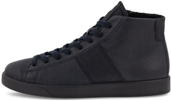 (Women) ECCO Leather High-Top Sneaker 'Versatile Comfort Black' 21283351052 (Women) ECCO Leather High-Top Sneaker 'Versatile Comfort Black' 21283351052